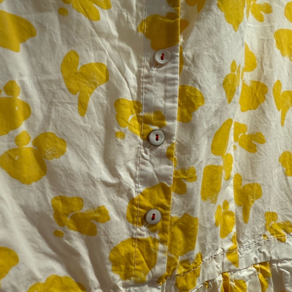 Hannoh Wessel Yellow Floral Midi Dress - Picture 4 of 7